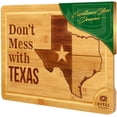 thumbnail image 1 of Royal Craft Wood Bamboo Cutting Board with State Artwork, 1 of 6