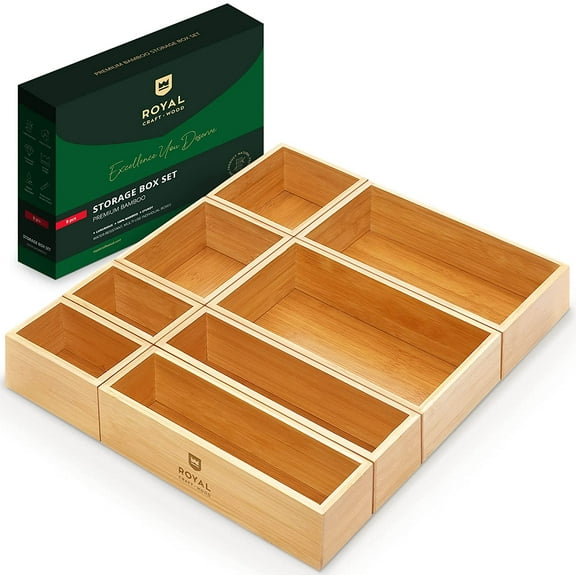 Royal Craft Wood Universal Bamboo Box Set
