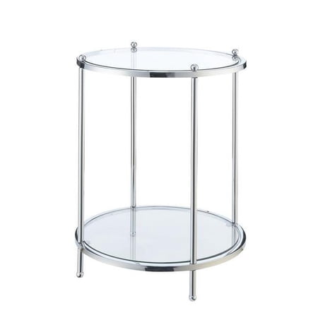 Royal Crest 2 Tier Round End Table