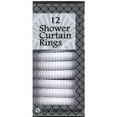 thumbnail image 1 of Royal Crest Shower Curtain Rings White, 1 of 1