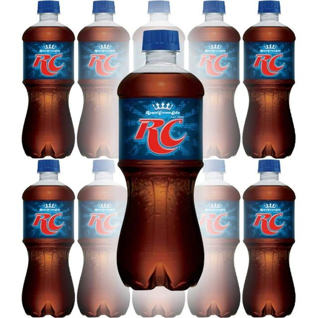 Royal Crown Cola Soda, 20 oz Bottle (Pack of 10, Total of 200 Fl Oz) Party Drink