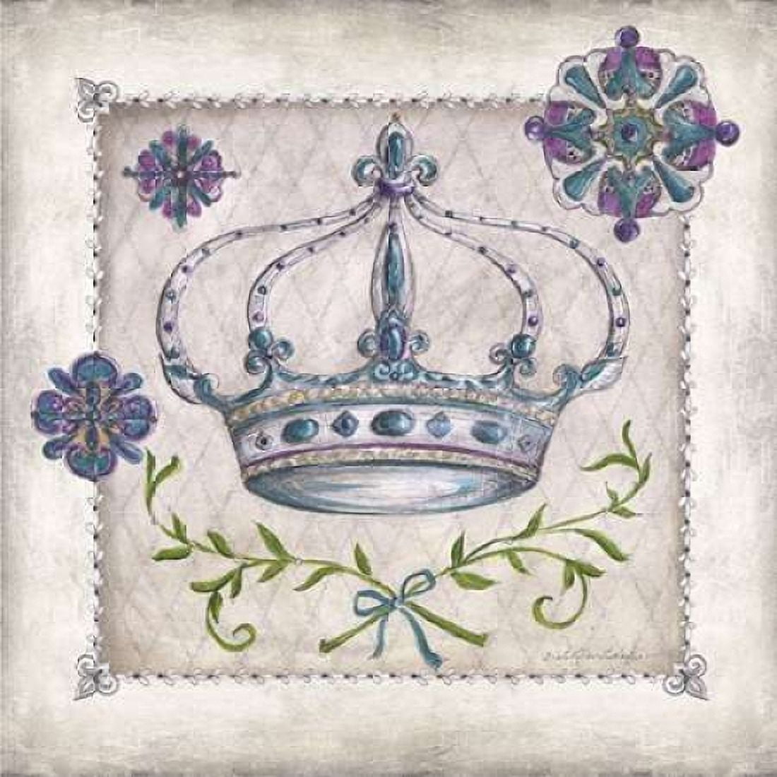 Royal Crown IV Canvas Art - Kate McRostie (24 x 24)