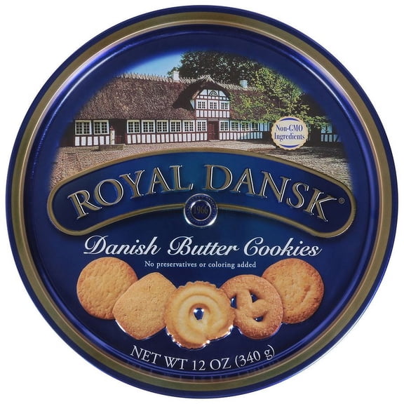 Royal Dansk Danish Butter Cookie Tin 12.0 oz