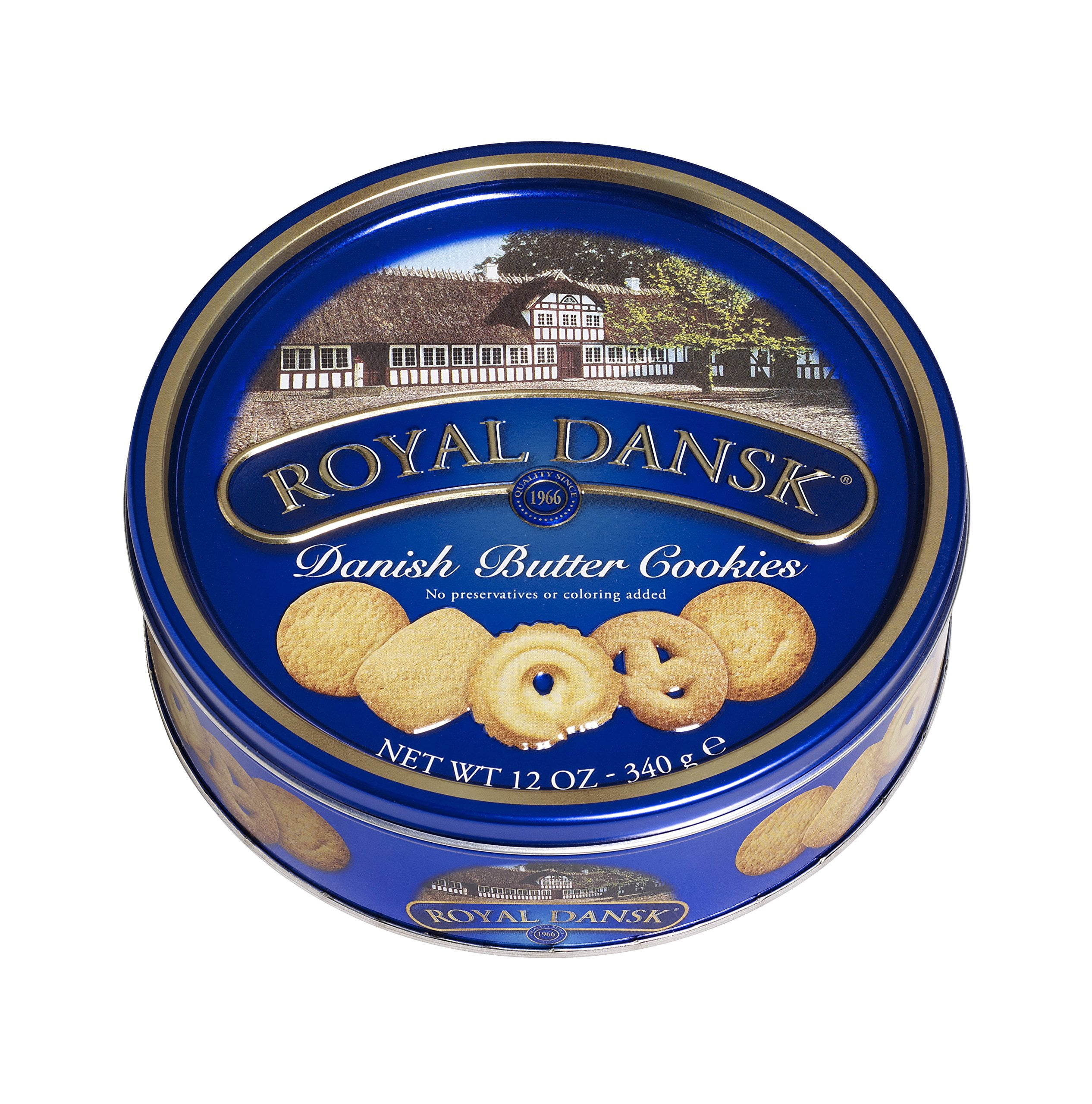 Royal Dansk Danish Butter Cookie Tin 12.0oz (2 pack)