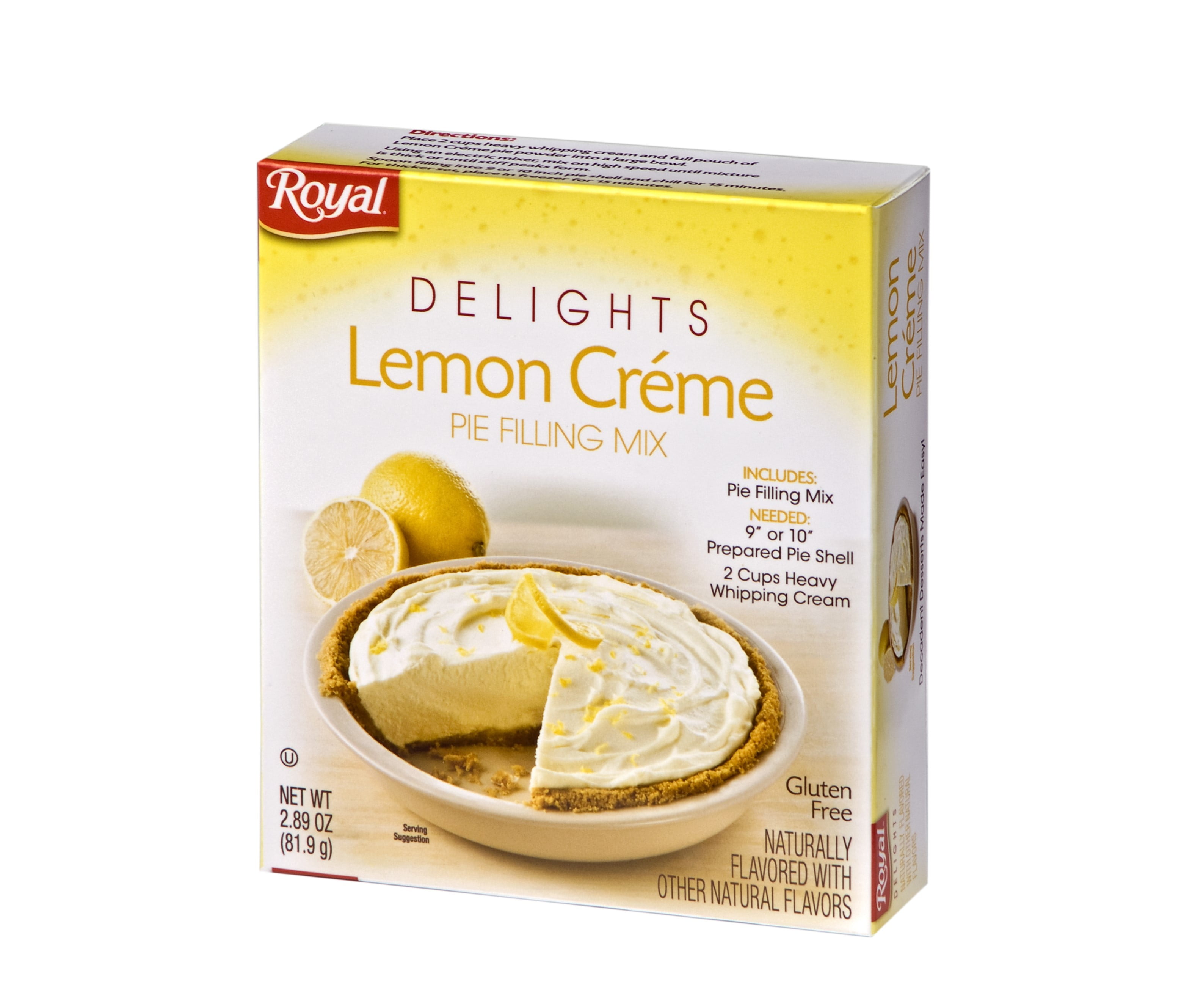 Royal Delights Pie Filling Mix, Lemon CrÃ¨me, 2.83 Oz