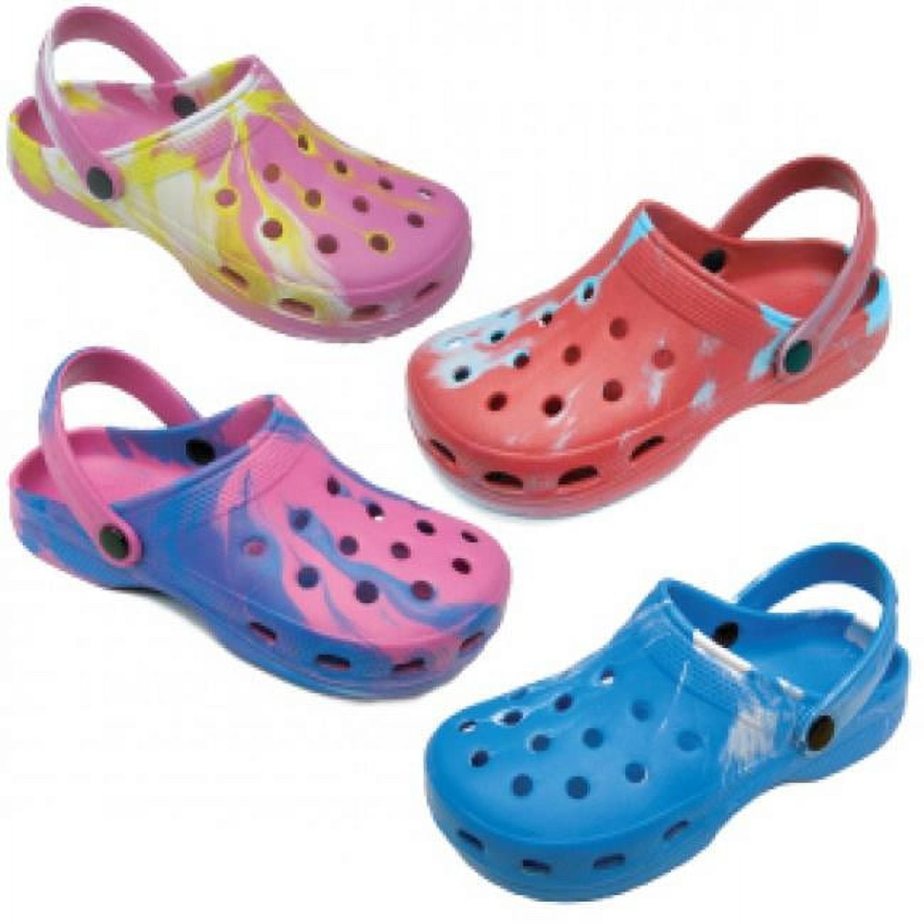 Royal Deluxe AG8082 Ladies Neon Clogs, Assorted - 36 Piece - Walmart.com