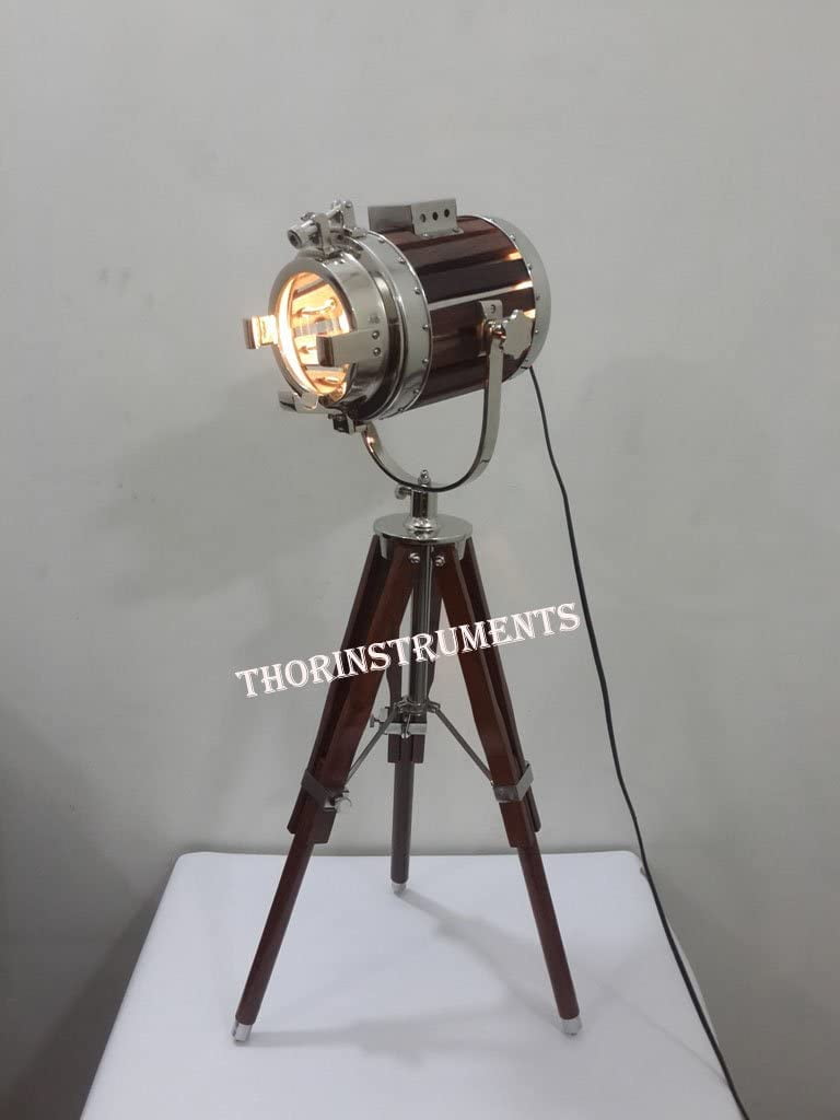 BOSCH - Lampadaire trépied - Projecteur - Acier, Aluminium, Bois