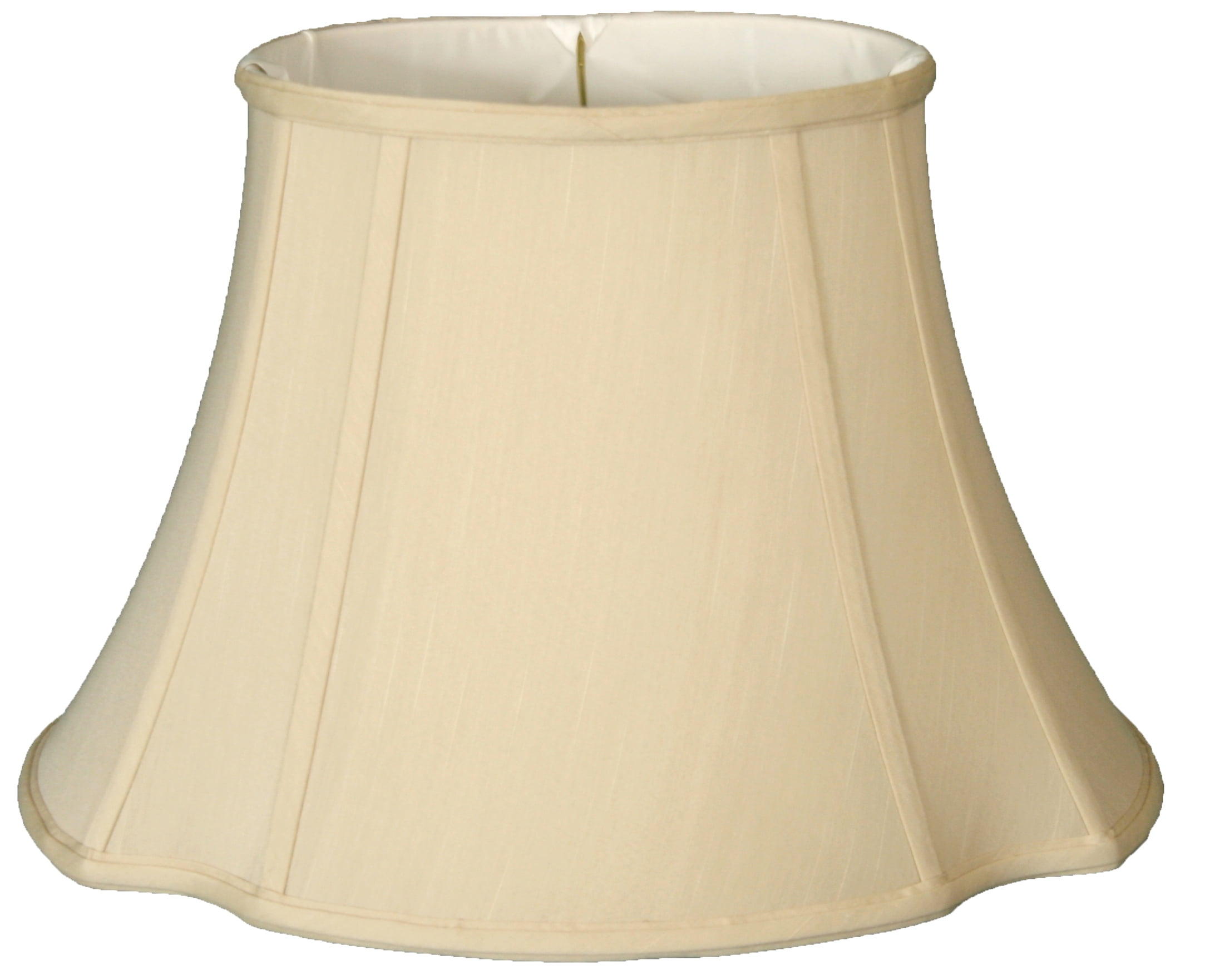 Royal Designs 10" Rectangle Cut Corner Lamp Shade Beige