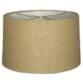 thumbnail image 1 of Royal Designs 10" Shallow Drum Hardback Lamp Shade Burlap, 1 of 2