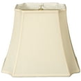 thumbnail image 1 of Royal Designs 11" Rectangle Inverted Cut Corners Lamp Shade Eggshell, 1 of 2