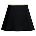 thumbnail image 1 of Royal Designs 12" Fancy Bottom Rectangle Lamp Shade Black with Gold Lining, 1 of 2