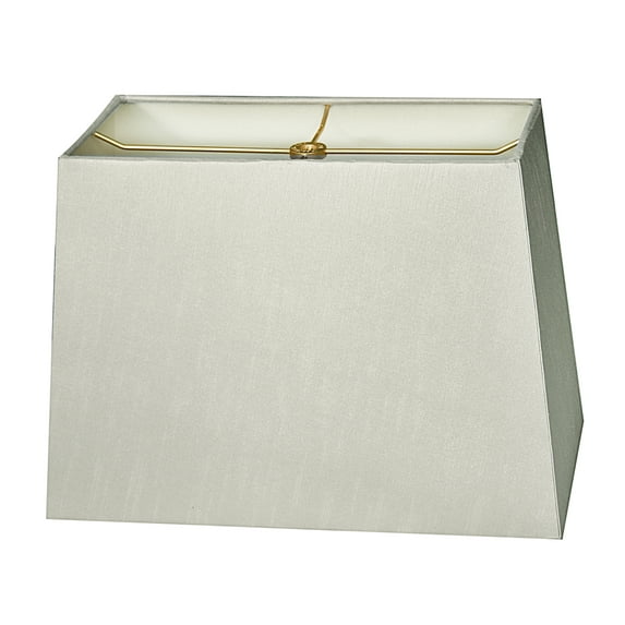 Royal Designs 12" Rectangle Hard Back Lamp Shade Gray