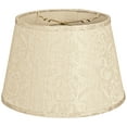 thumbnail image 1 of Royal Designs 12" Shallow Drum Hardback Lamp Shade Beige, 1 of 2