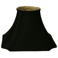 thumbnail image 1 of Royal Designs 13.5" Square Inverted Cut Corner Lamp Shade Black with Gold Lining, 1 of 2