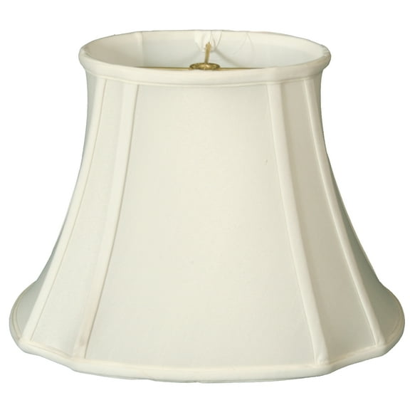 Royal Designs 13" Oval Inverted Corner Lamp Shade Beige
