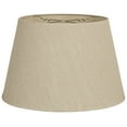 thumbnail image 1 of Royal Designs 13" Tapered Shallow Drum Hardback Lamp Shade Linen Belgium, 1 of 2