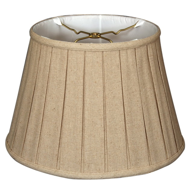 Royal Designs 14.5" Empire English Pleat Lamp Shade Linen Cream