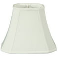 thumbnail image 1 of Royal Designs 14" Rectangle Cut Corner Lamp Shade White, 1 of 2