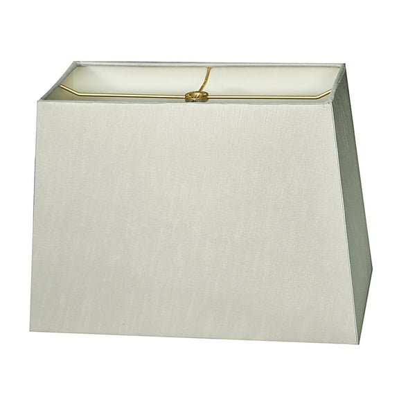 Royal Designs 14" Rectangle Hard Back Lamp Shade Gray