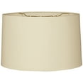 thumbnail image 1 of Royal Designs 14" Shallow Drum Hardback Lamp Shade Beige, 1 of 2
