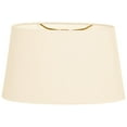 thumbnail image 1 of Royal Designs 14" Shallow Oval Hardback Lamp Shade Eggshell, 1 of 2