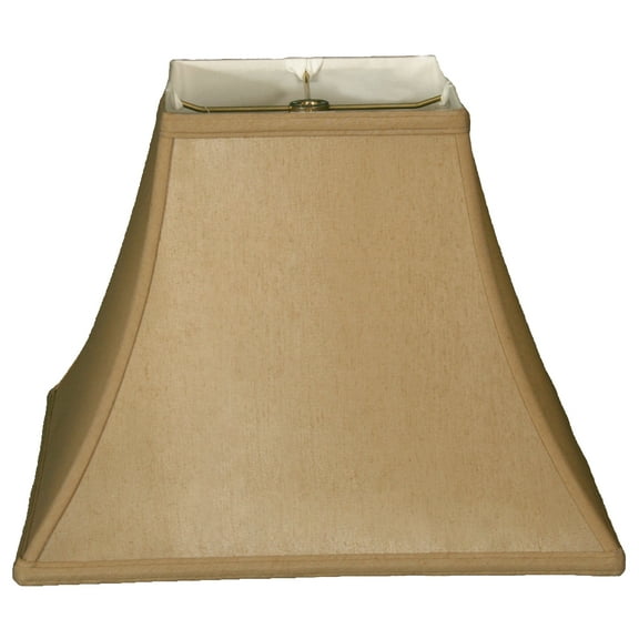 Royal Designs 14" Square Bell Lamp Shade Antique Gold