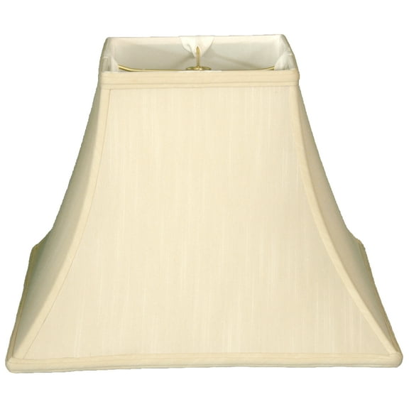 Royal Designs 14" Square Bell Lamp Shade Eggshell