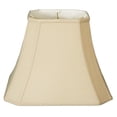 thumbnail image 1 of Royal Designs 14" Square Cut Corner Bell Lamp Shade Linen Eggshell, 1 of 2