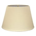 thumbnail image 1 of Royal Designs 14" Tapered Shallow Drum Hardback Lamp Shade Linen Eggshell, 1 of 2
