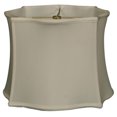 thumbnail image 1 of Royal Designs 15" Scallop Top & Bottom Square Lamp Shade White, 1 of 2