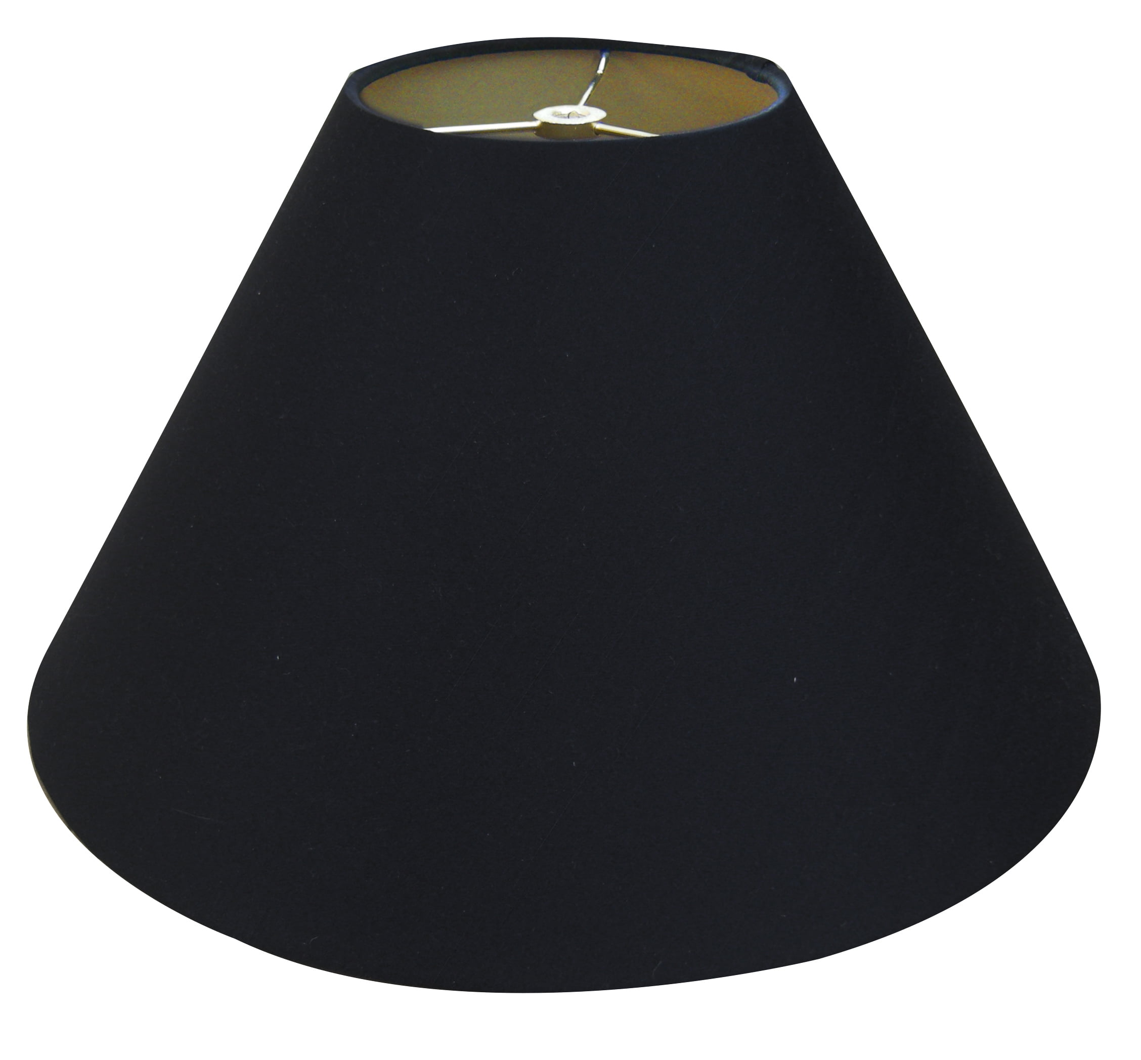 Royal Designs 16" Coolie Empire Hardback Lamp Shade Black