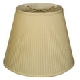 thumbnail image 1 of Royal Designs 16" Empire Side Pleat Lamp Shade Eggshell, 1 of 2