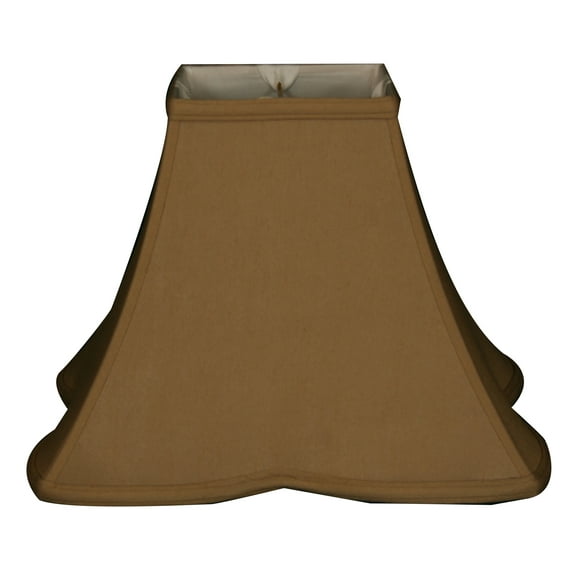 Royal Designs 16" Sharp Corner Fancy Square Lamp Shade Antique Gold