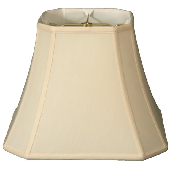 Royal Designs 16" Square Cut Corner Bell Lamp Shade Eggshell