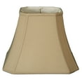 thumbnail image 1 of Royal Designs 16" Square Cut Corner Bell Lamp Shade Linen Beige, 1 of 2
