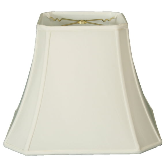 Royal Designs 16" Square Cut Corner Bell Lamp Shade White