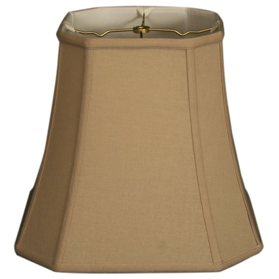 Royal Designs 16" Square Cut Corner Lamp Shade Linen Beige