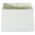thumbnail image 1 of Royal Designs 16" Square Hard Back Lamp Shade Linen White, 1 of 2