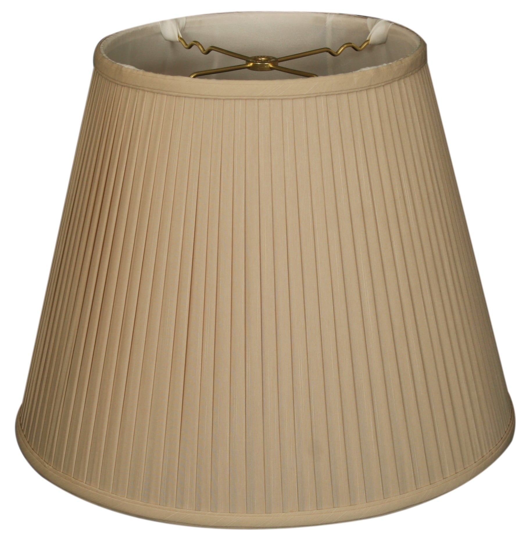 Royal Designs 18" Empire Side Pleat Lamp Shade Beige