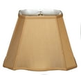 thumbnail image 1 of Royal Designs 18" Fancy Bottom Rectangle Lamp Shade Antique Gold, 1 of 2