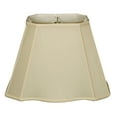 thumbnail image 1 of Royal Designs 18" Fancy Bottom Rectangle Lamp Shade Eggshell, 1 of 2