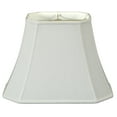 thumbnail image 1 of Royal Designs 18" Rectangle Cut Corner Lamp Shade Linen White, 1 of 2