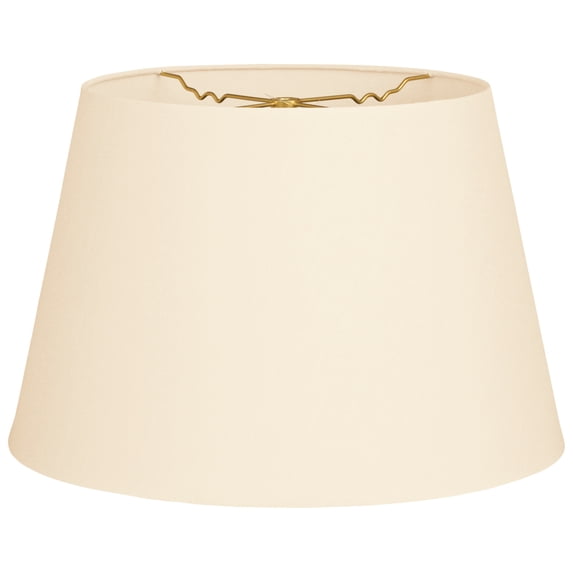 Royal Designs 18" Tapered Shallow Drum Hardback Lamp Shade Eggshell