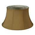 thumbnail image 1 of Royal Designs 19" Shallow Drum Bell Billiotte Lamp Shade Antique Gold, 1 of 2