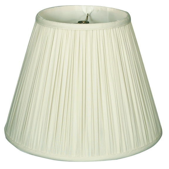 Royal Designs 20" Deep Empire Gather Pleat Lamp Shade White