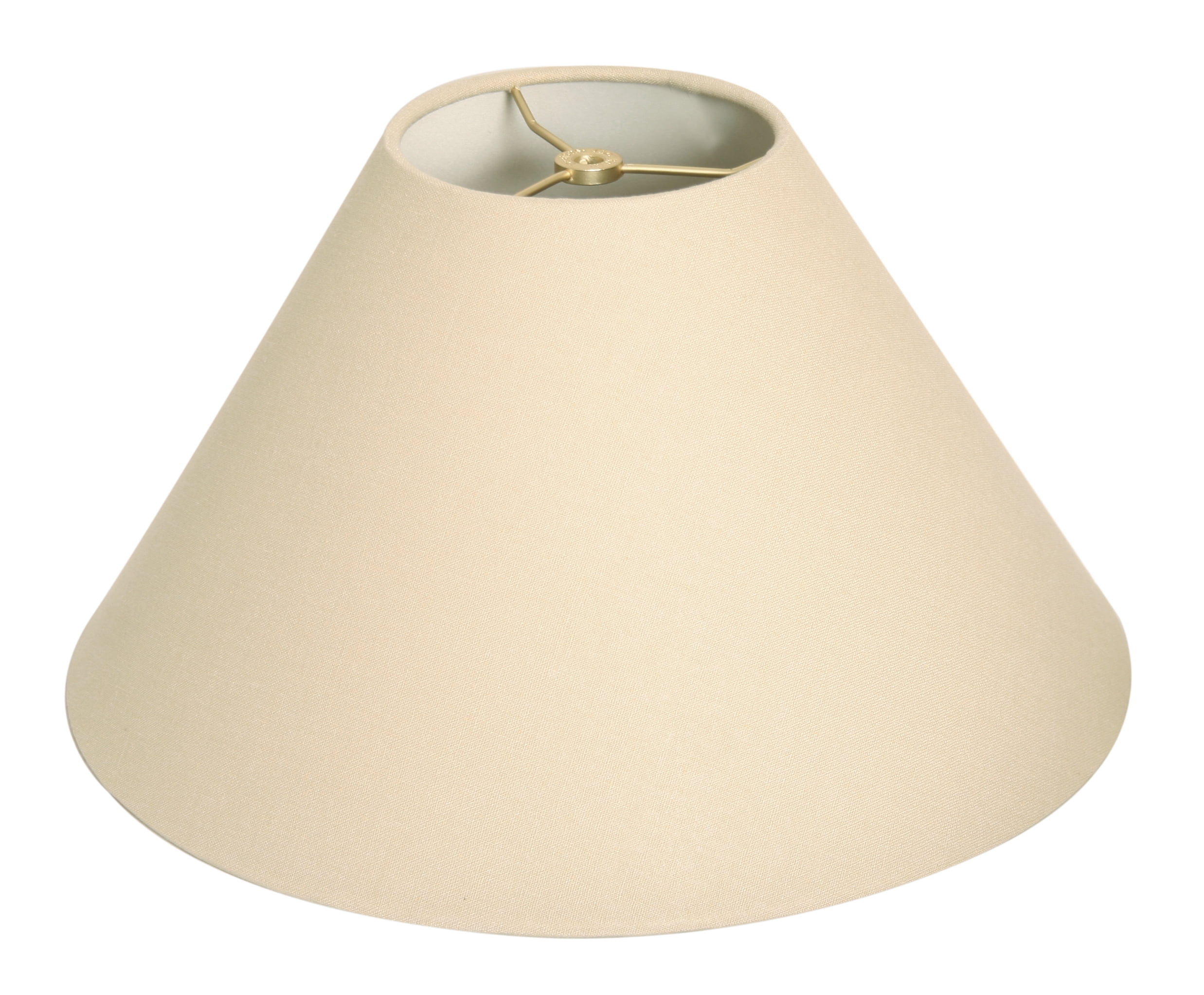 Royal Designs 20 inch Coolie Empire Hardback Lamp Shade, Linen