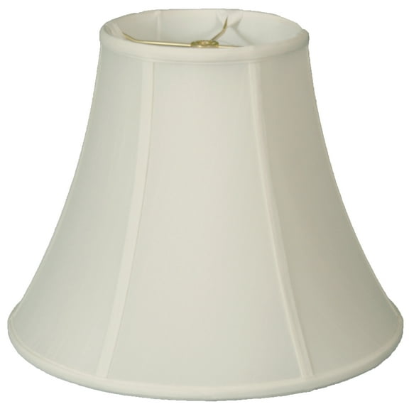 Royal Designs 7" True Bell Lamp Shade White with Round Clip