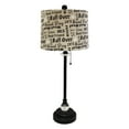 thumbnail image 1 of Royal Designs Crystal and Oil Rubbed Bronze Lamp with Cream and Brown Dog Lover Print Lamp Shade, 1 of 7