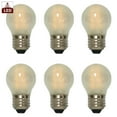thumbnail image 1 of Royal Designs Decorative Frosted Indoor or Outdoor G45 Edison E26 Medium Base Dimmable LED Light Bulbs, 6 Pack, 1 of 7