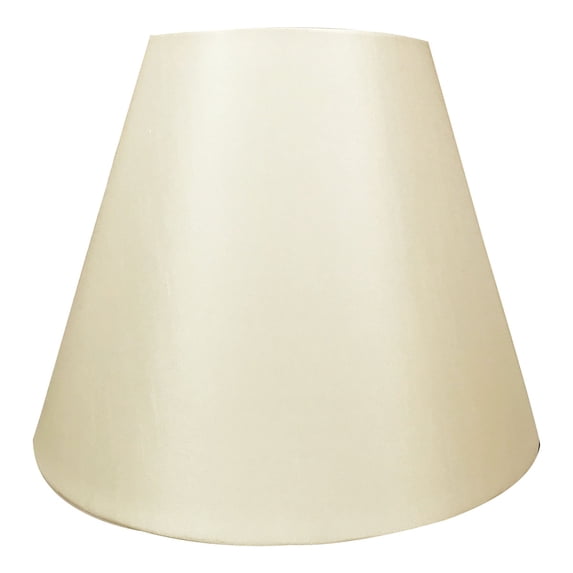 Royal Designs Deep Empire Hardback Lamp Shade, Eggshell, 9" x 18" x 14"